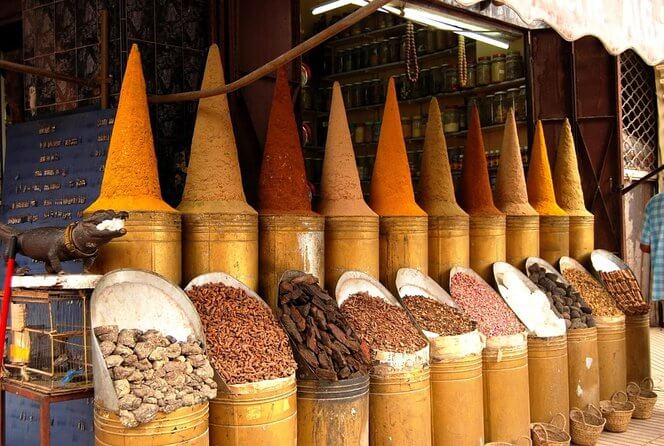 Old traditional market in Morocco